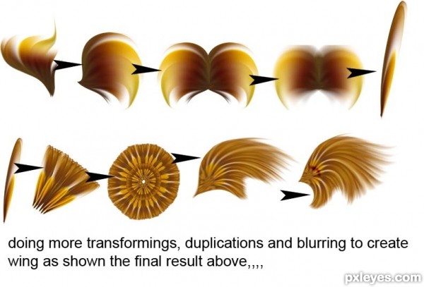 Creation of the aura: Step 2